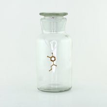 Adrenaline Molecule Necklace in Birch