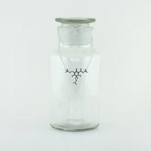 Small Beer Molecule Necklace in Stainless Steel