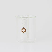 Benzene Molecule Necklace in Birch Plywood