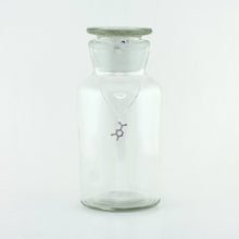 Cytosine Molecule Charm Necklace in Stainless Steel