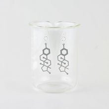 Estrogen Molecule Earrings in Stainless Steel