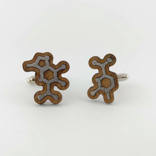 Guanine and Cytosine Molecule Cufflinks