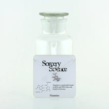 Guanine Molecule Charm Necklace in Stainless Steel on Card for Retail