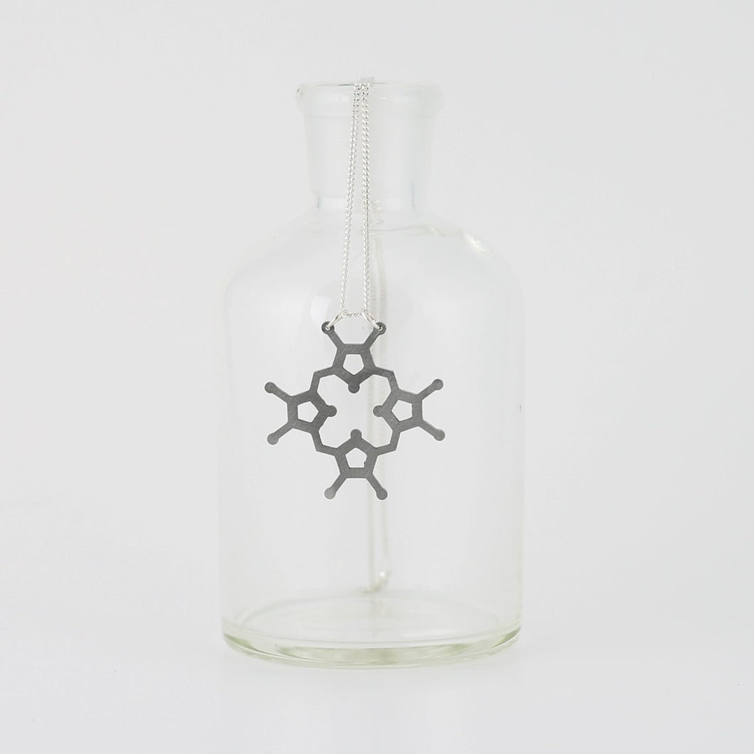 Chlorophyll Molecule Necklace in Stainless Steel