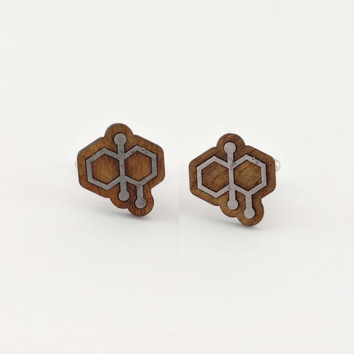 Petrichor Molecule Cufflinks