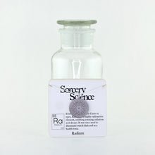 Radium Bohr Model Atom Necklace in Stainless Steel on Card for Retail