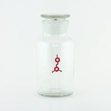 Resveratrol Molecule Necklace in Transparent Red Acrylic