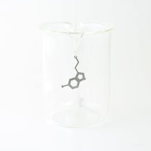 Serotonin Molecule Necklace in Stainless Steel