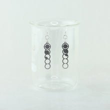 Solar Eclipse Earrings in Stainless Steel
