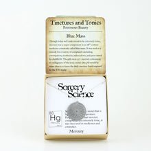 Tinctures and Tonics: Blue Mass with Mercury Bohr Model Atom Necklace in Stainless Steel