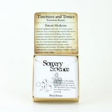 Tinctures and Tonics: Patent Medicine with Strychnine Necklace in Stainless Steel