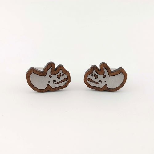 Triceratops Cufflinks
