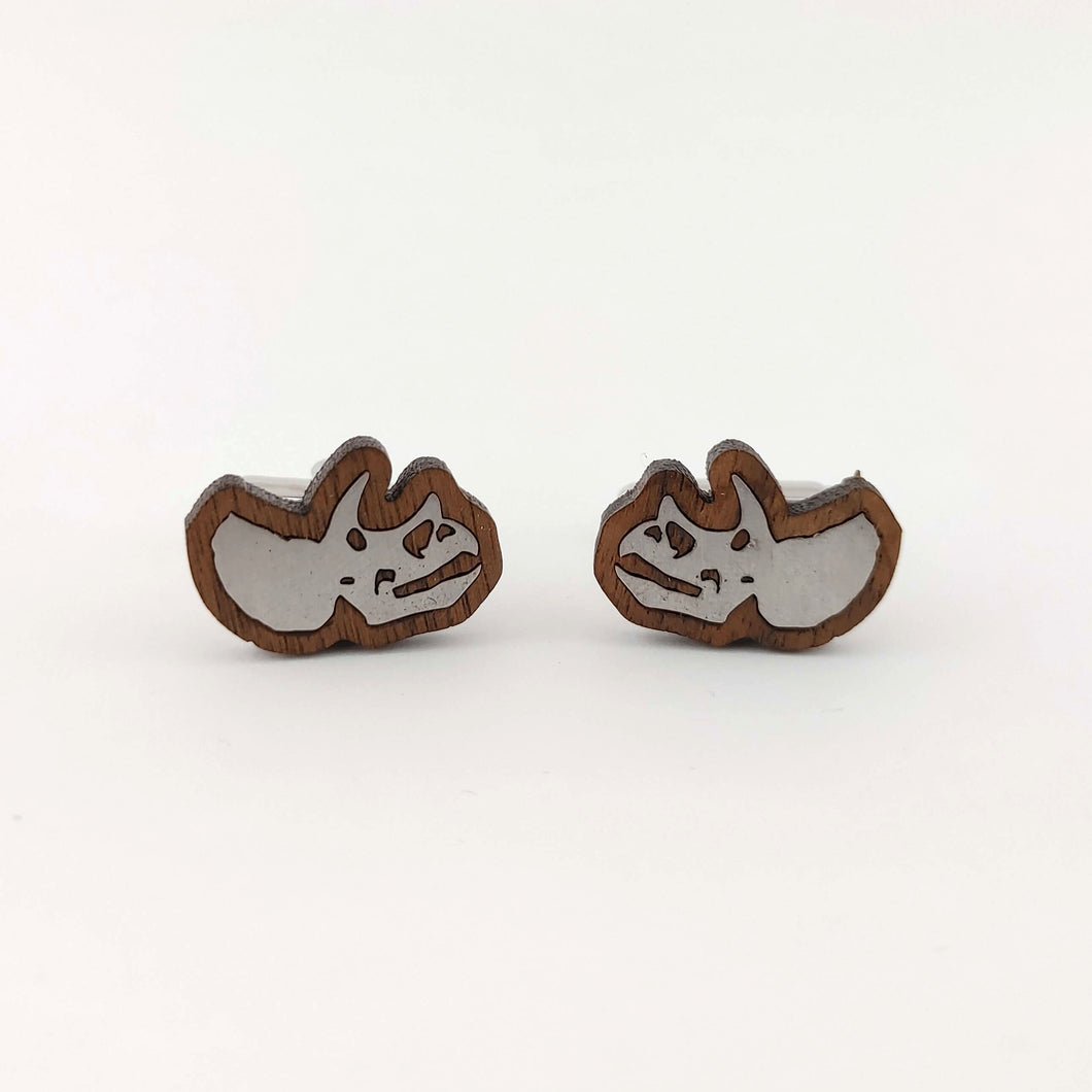 Triceratops Cufflinks