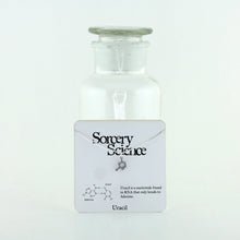 Uracil Molecule Charm Necklace in Stainless Steel on Card for Retail