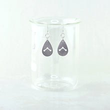 Water Molecule Closed Design Earrings in Stainless Steel